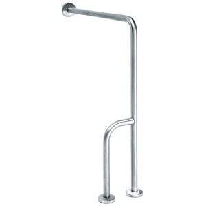 Wall/Floor Mounted Grab Bar 3 Support Points 